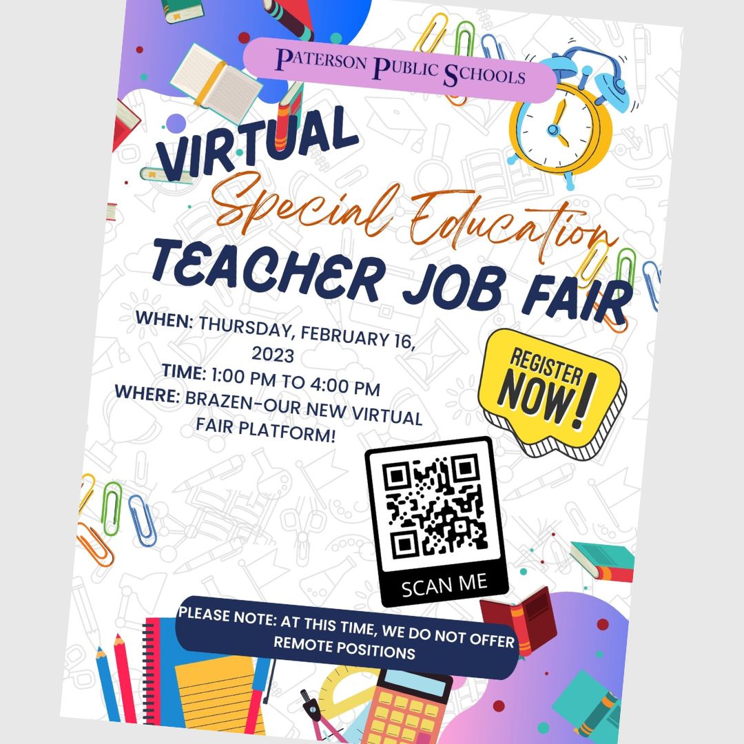 Virtual Teacher Job Fair on Thursday, Feb. 16, 1-4 P.M.